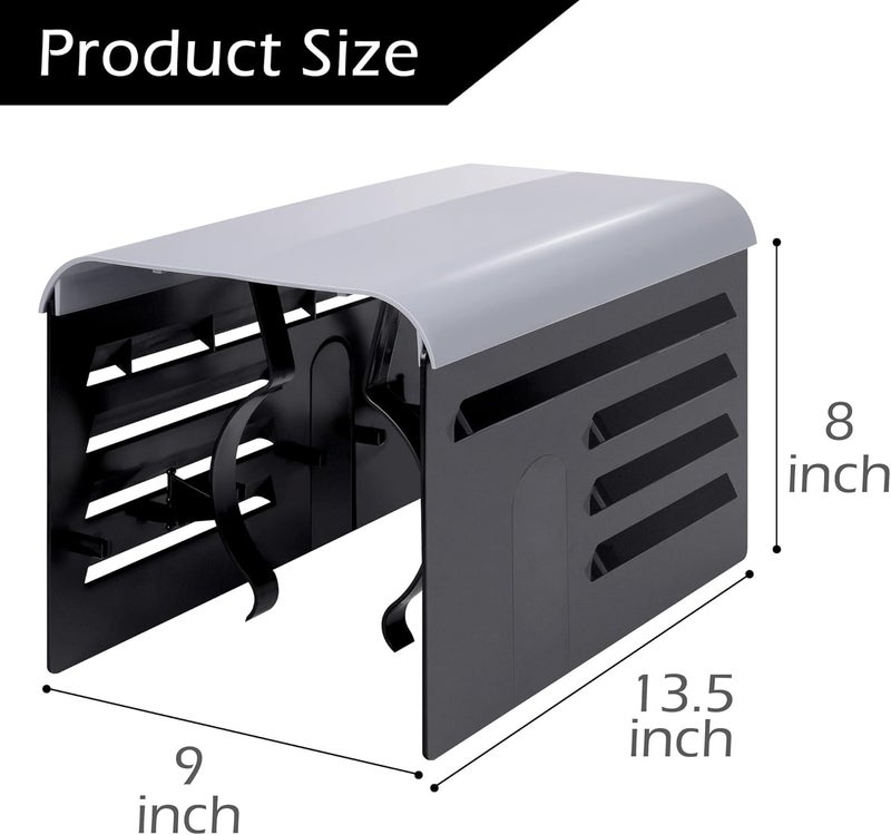 RunNico Pool Pump Covers for Outside Units - ABS Adjustable Pool Pump Motor Cover - Swimming Pool Motor Cover for Above Ground Protection - Image 2